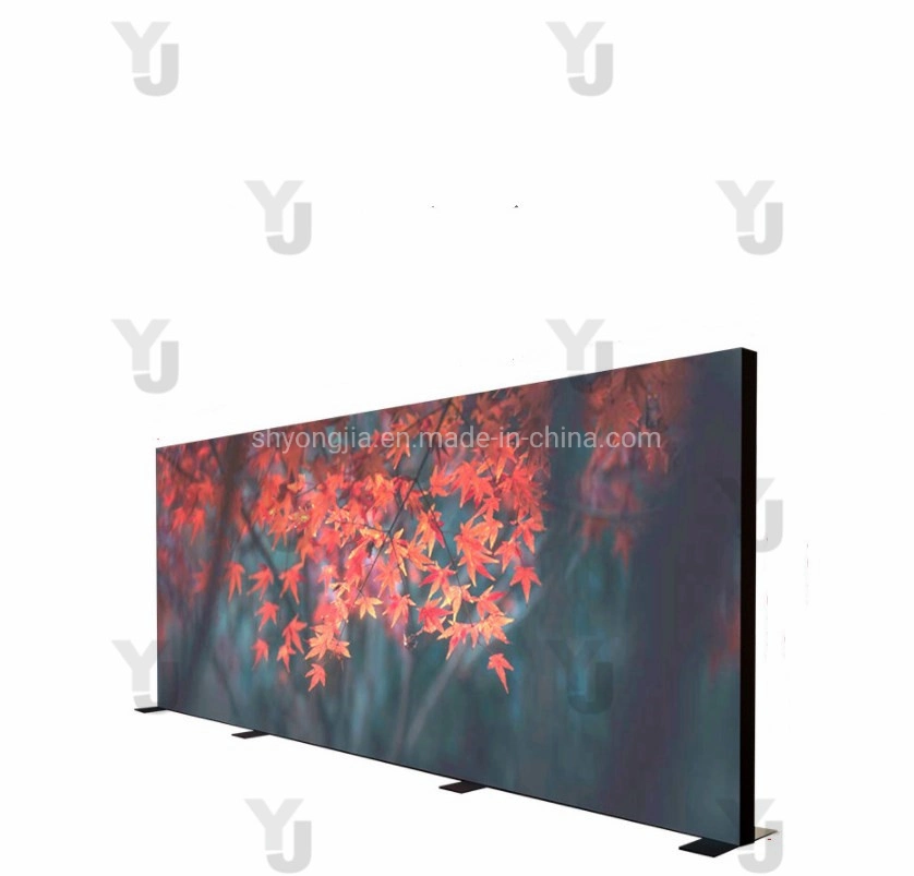 Aluminum Silicone Fabric Frames Tradeshow Seg Lightbox Advertising Backlit LED Light Box