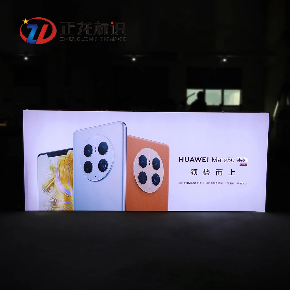 Soft Film LED Light Box with Super Illumincated with Aluminum Edge Front Lit Light Box