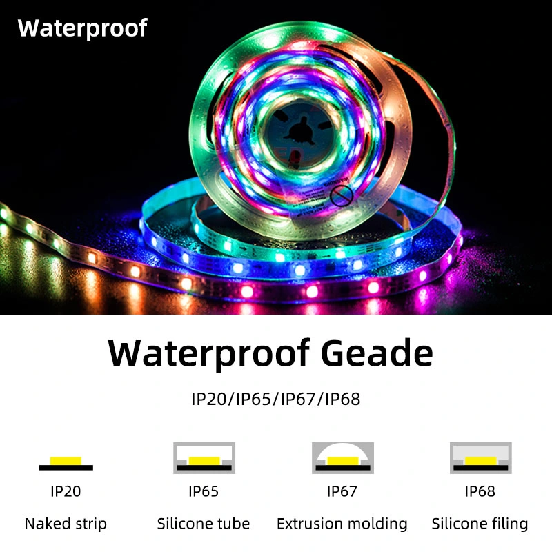 Full Color Magic WiFi Controller 7.2watt Per Meter RGB LED Tape Lights