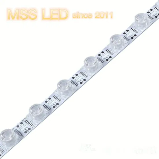 Edgelight Alluminio PCB 12V 24V Bianco SMD 3030 Light Box Sorgente luminosa laterale Barra LED Edgelit