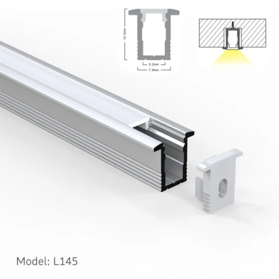 Profilo LED in alluminio di vendita calda Barra luminosa Profilo LED Profilo in alluminio per strisce LED