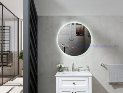 Specchio retroilluminato da bagno a LED con illuminazione moderna di nuovo design per House Hotel