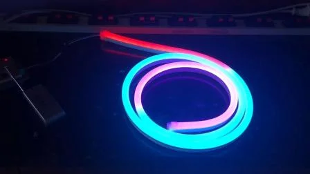 LED Neon Flex IP65 Decorazione natalizia Illuminazione esterna Anti UV Nastro RGB Tubo LED Striscia di alimentazione Corda al neon Striscia flessibile